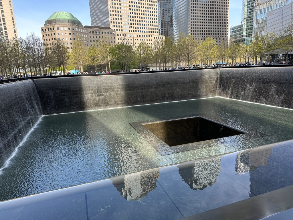 The 9/11 memorial.